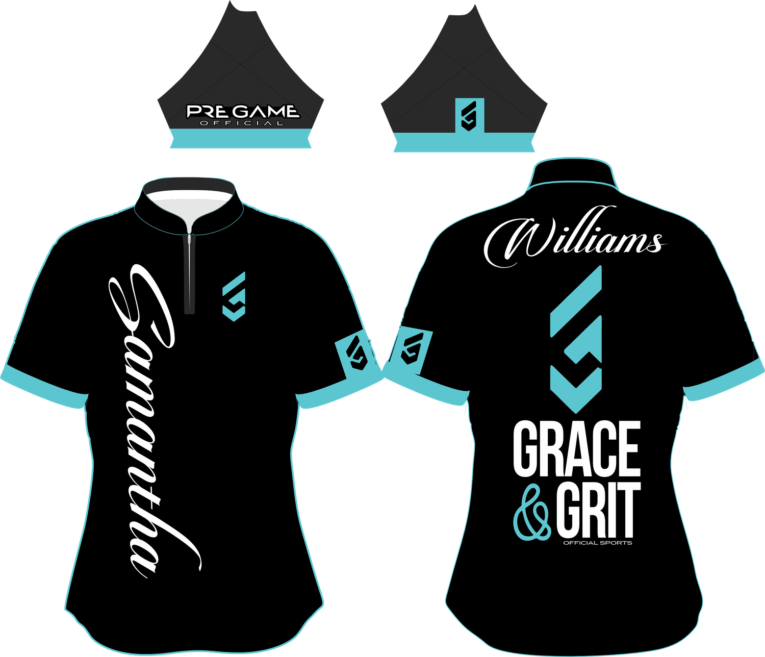 BUILT TO RISE SOLID - BLK/TIFFANY