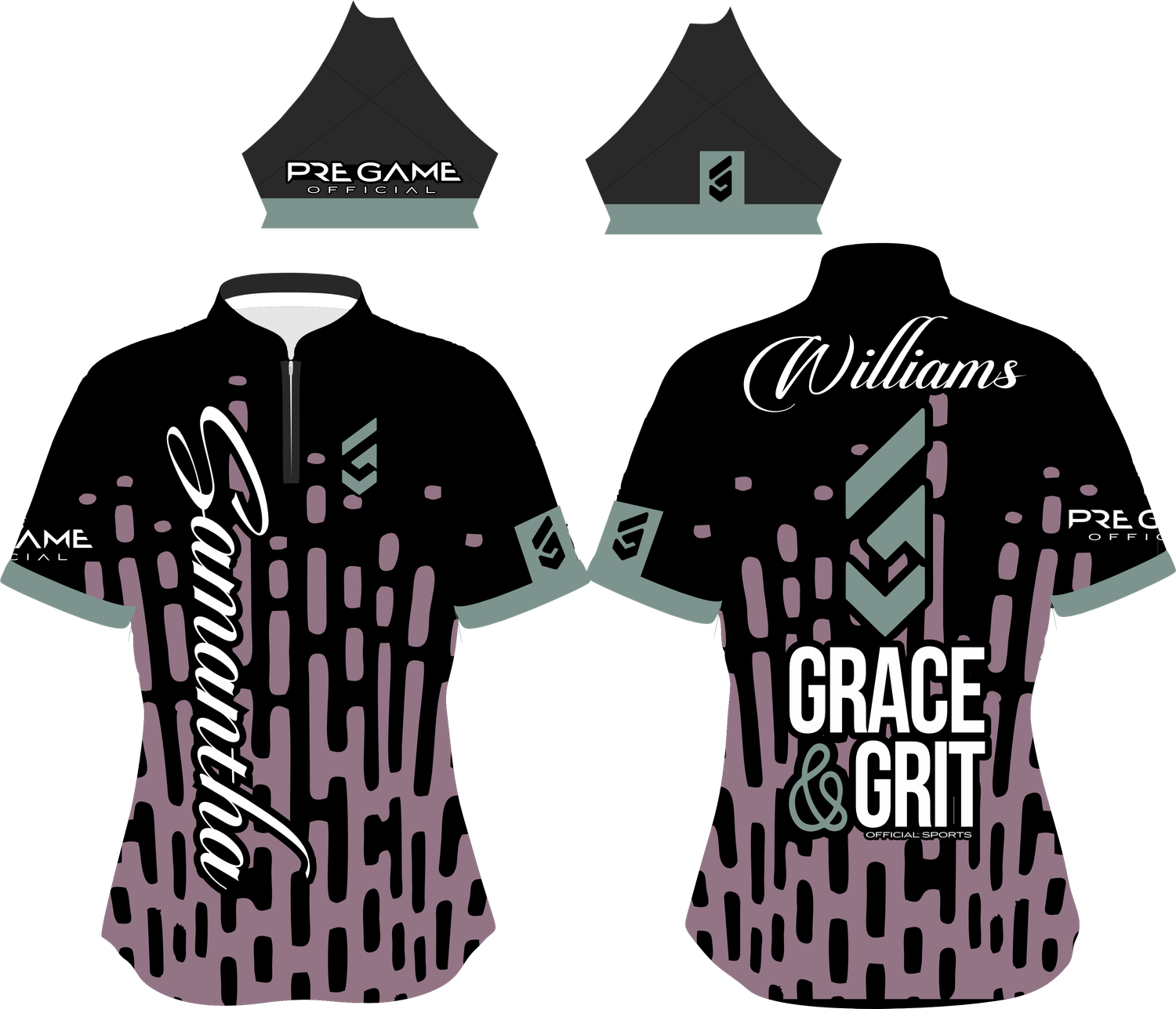 BUILT TO RISE - BLK/LAVENDAR/MINT