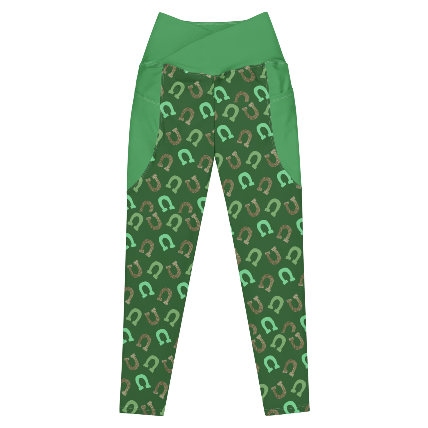 St. Patrick&#39;s Day Crossover leggings with pockets