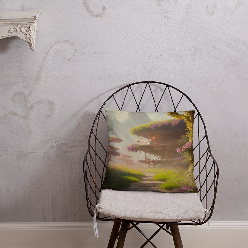 Whispering Blooms Pillow