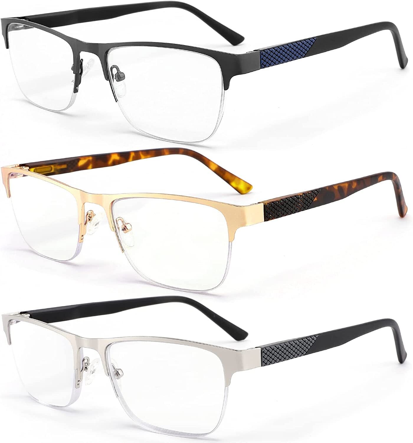 Dilly vision Metal half rim