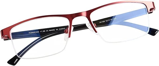 Fonhcoo half rim red