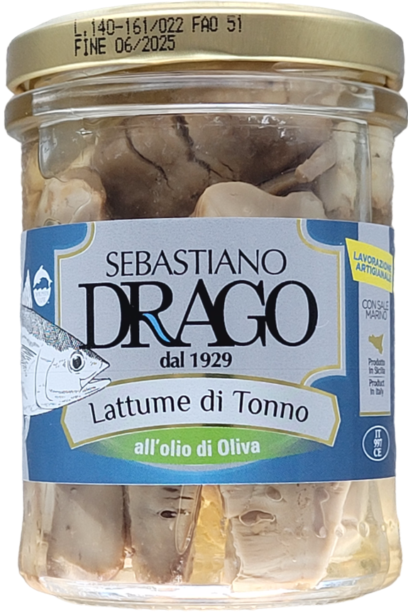 Lattume di Tonno all’olio di oliva 200gr