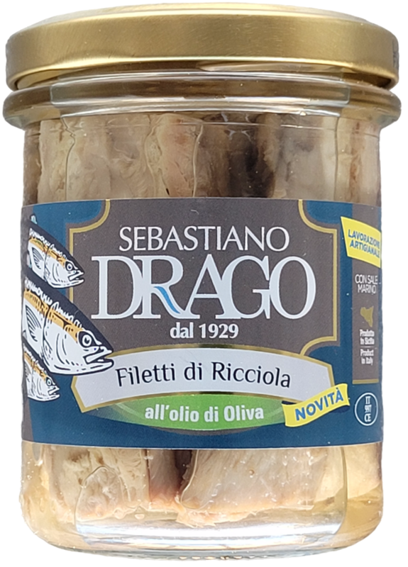 Filetto di Ricciola all&#39;olio di oliva 200gr