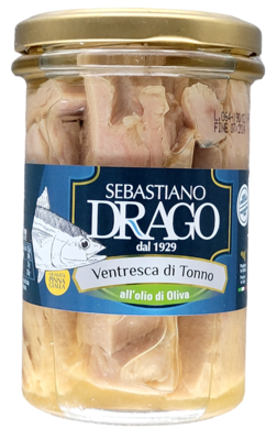 Filetti di Ventresca di Tonno all’olio di oliva   300gr