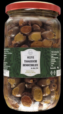 Olive Taggiasche Denocciolate in extra vergine olio di oliva 1,4 Kg