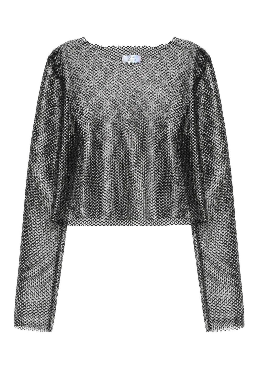 Mesh detail blouse
