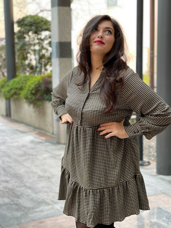 Check Tunic Dress