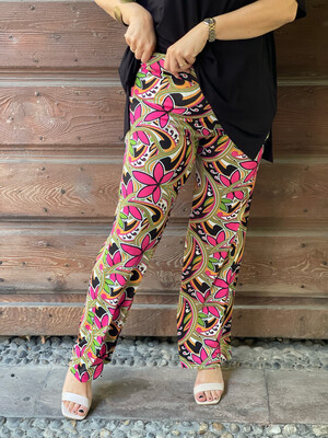 Pantalone fluido Fucsia