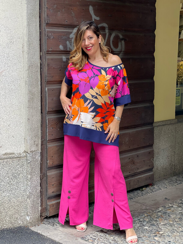Alizèe -  Pantalone  Fucsia
