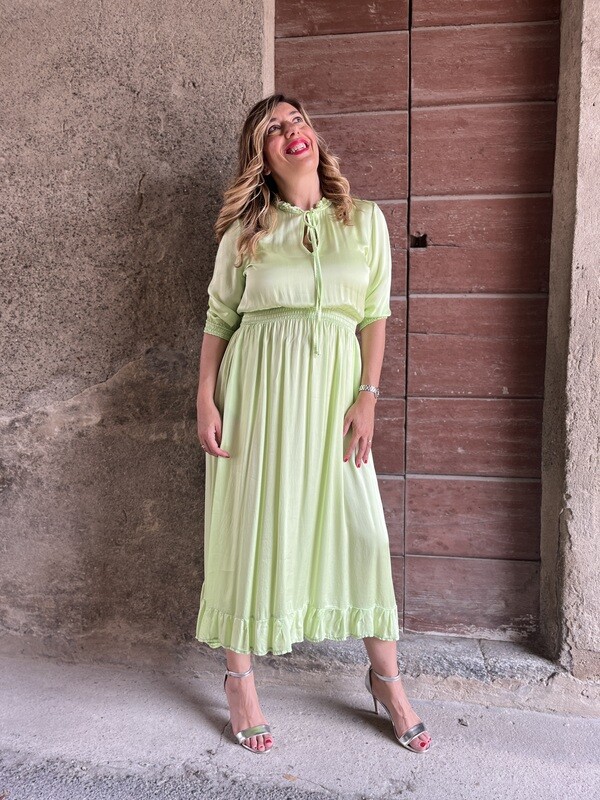 Abito Preziosa Lime