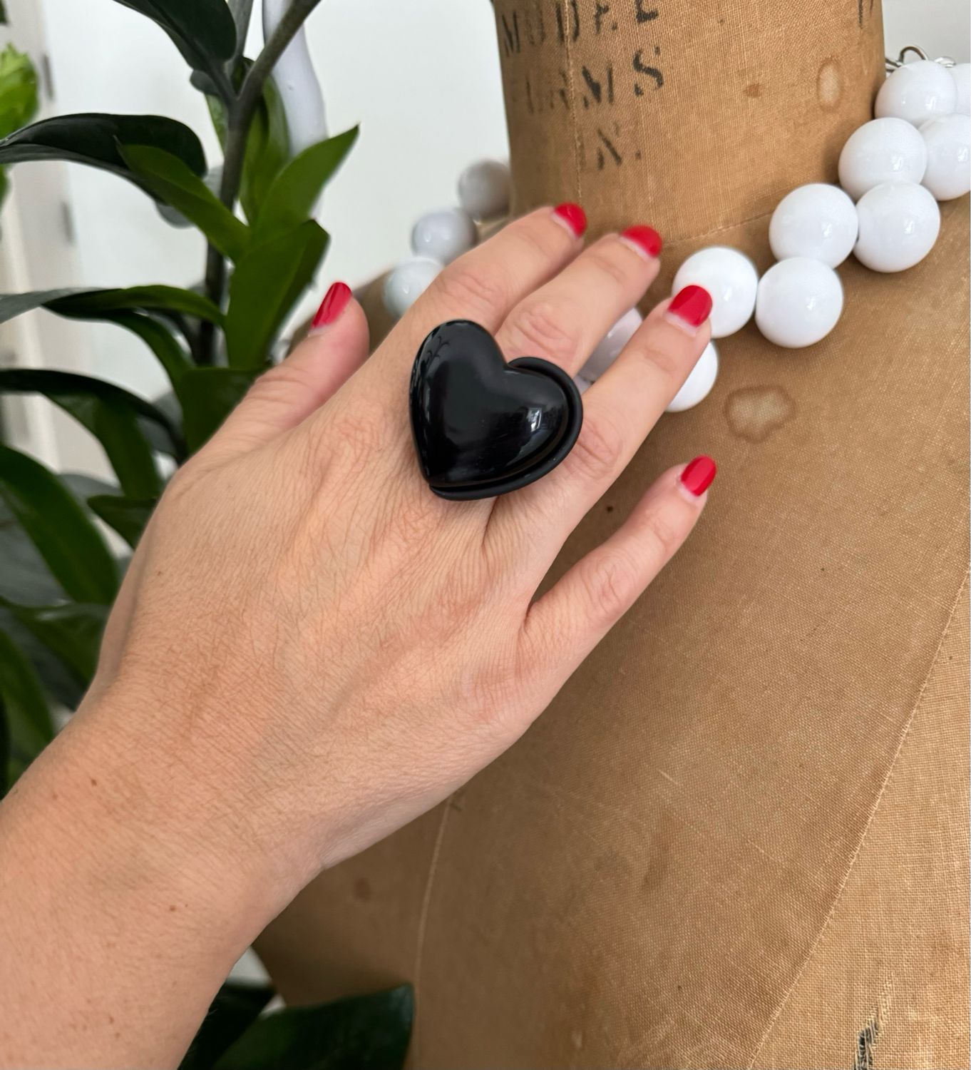 Anello Love 3D Black