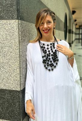 Collana Noodles Black