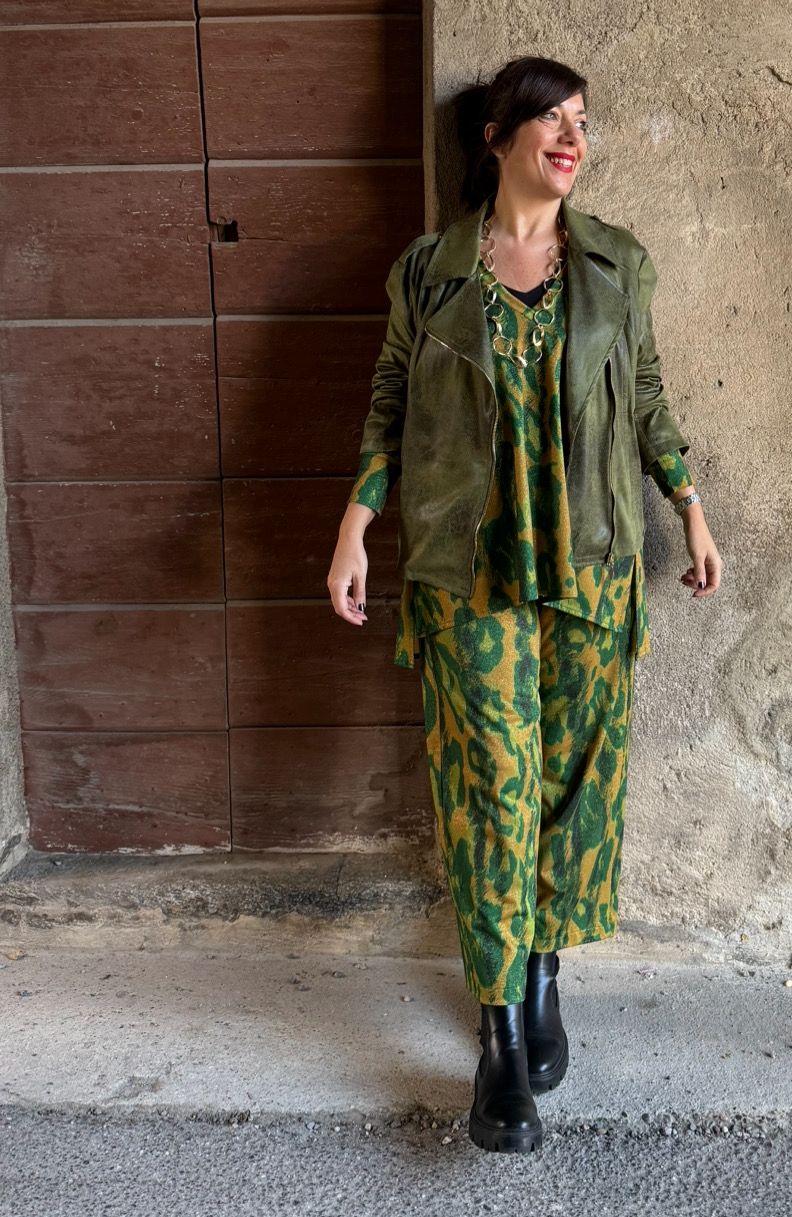 Pantaloni Jungle Chic