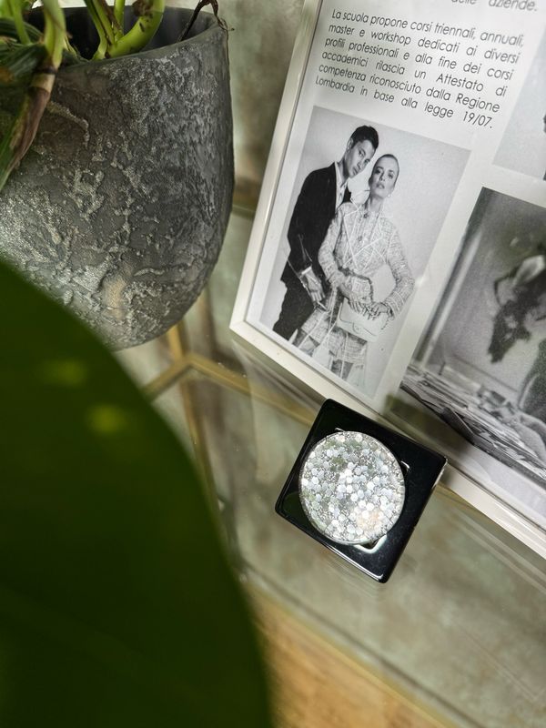 Saturn Point Square Silver