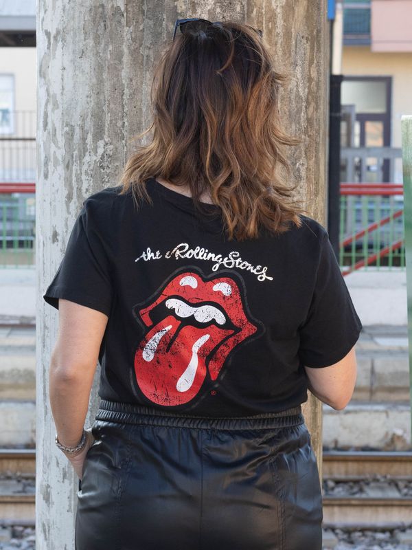T-shirt Rolling Stones Black