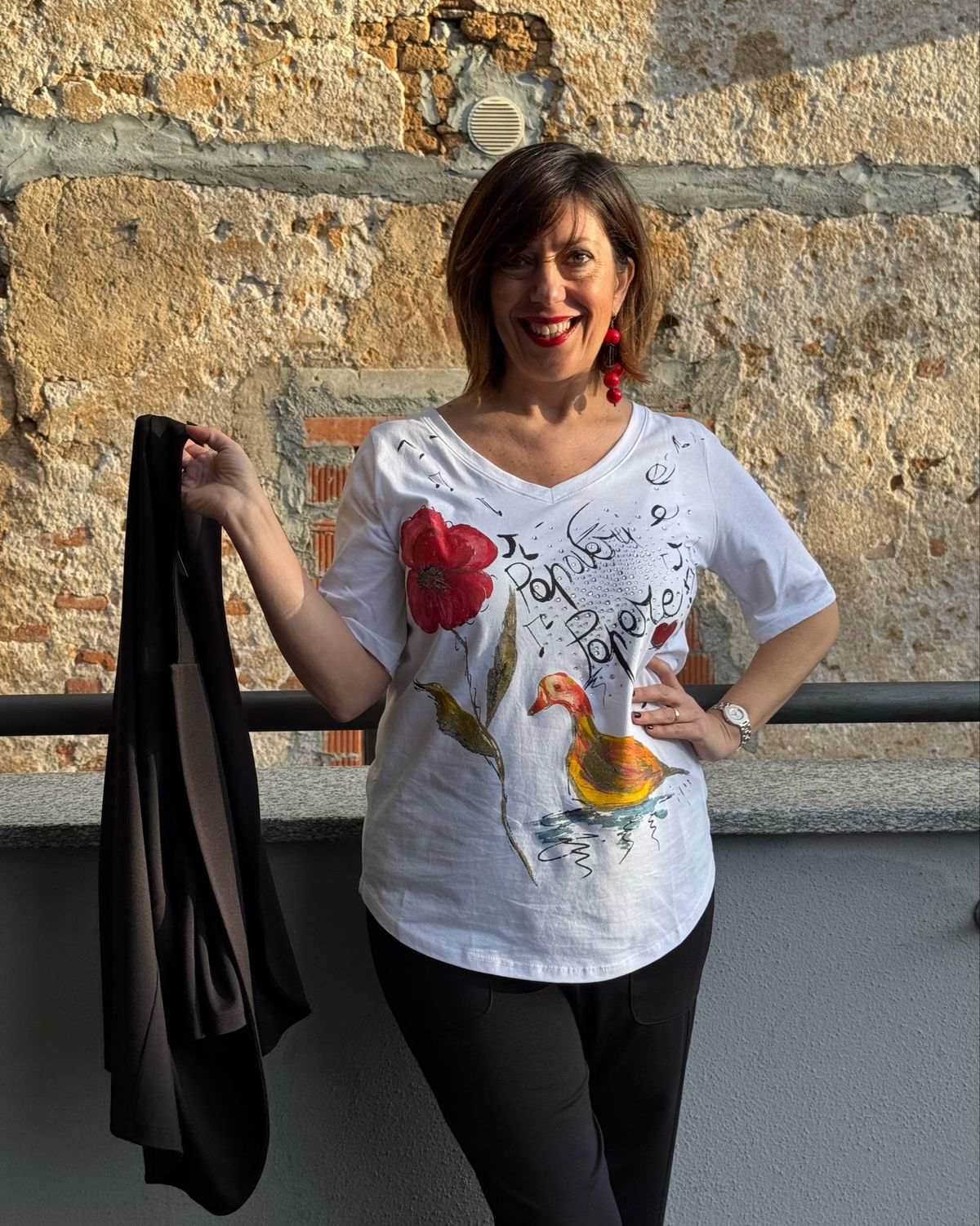 T-shirt Poesia white