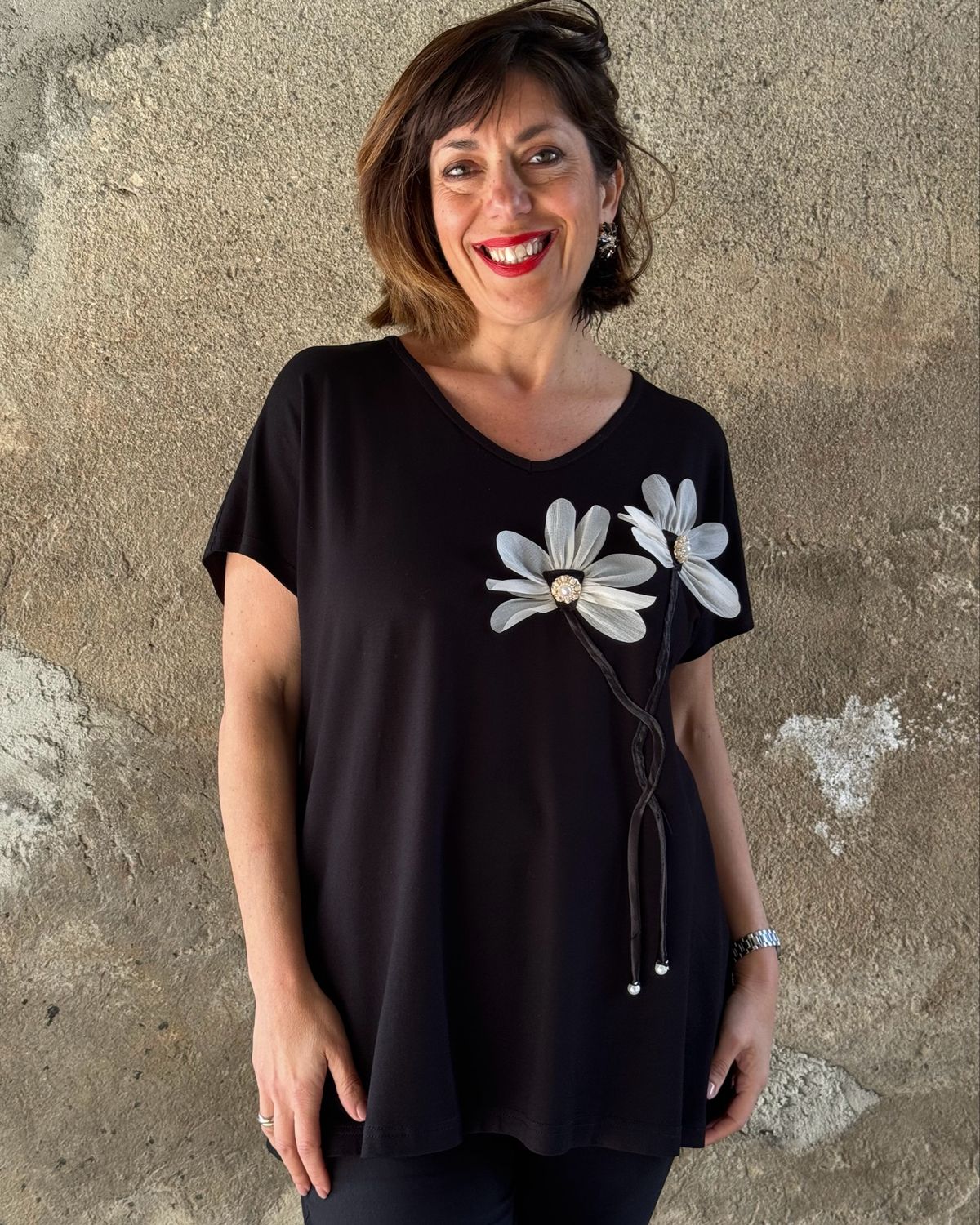 Flower Bijoux Black