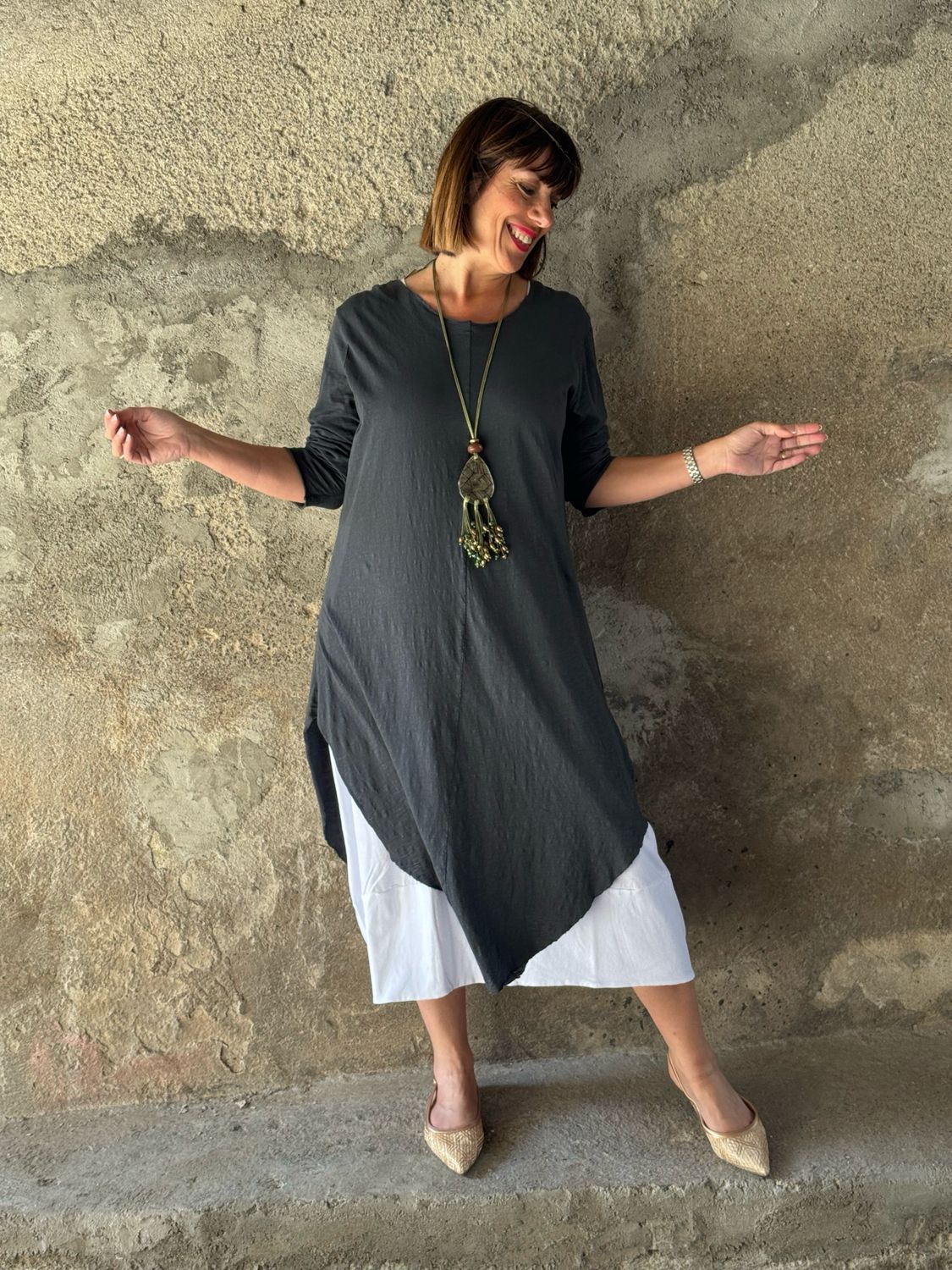 Blusa Long Wave