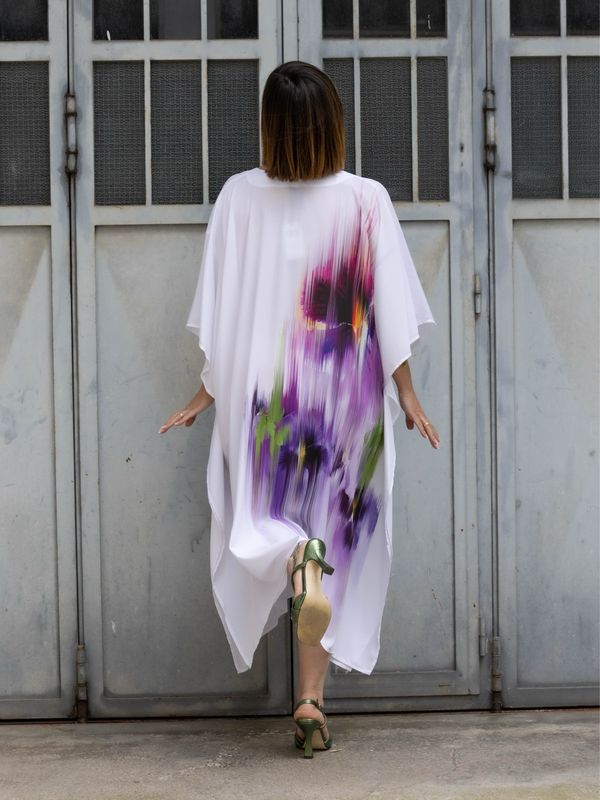 Abito caftano Velvet Splash