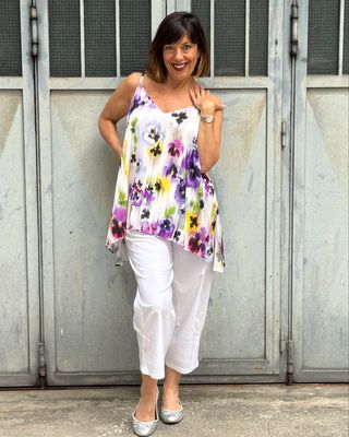 Pant carota bengalina White