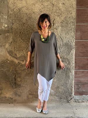 Blusa Asymmetric Green