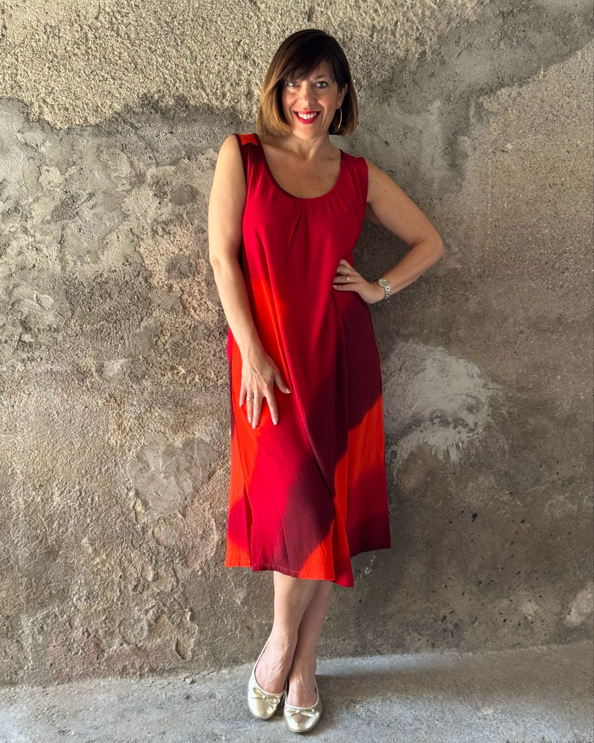 Abito Red Sunset