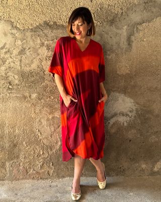Abito Red Sunset Plus