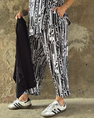 Cropped Ink Pants cod 4108P