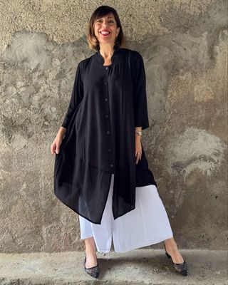 Blusa lunga e/o Chemisier Essential