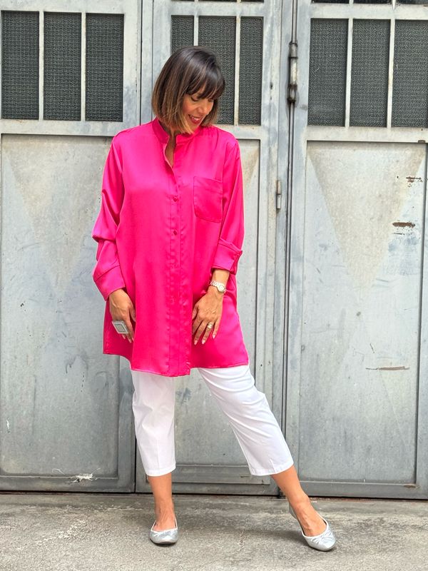 Camicia Azalea Raso