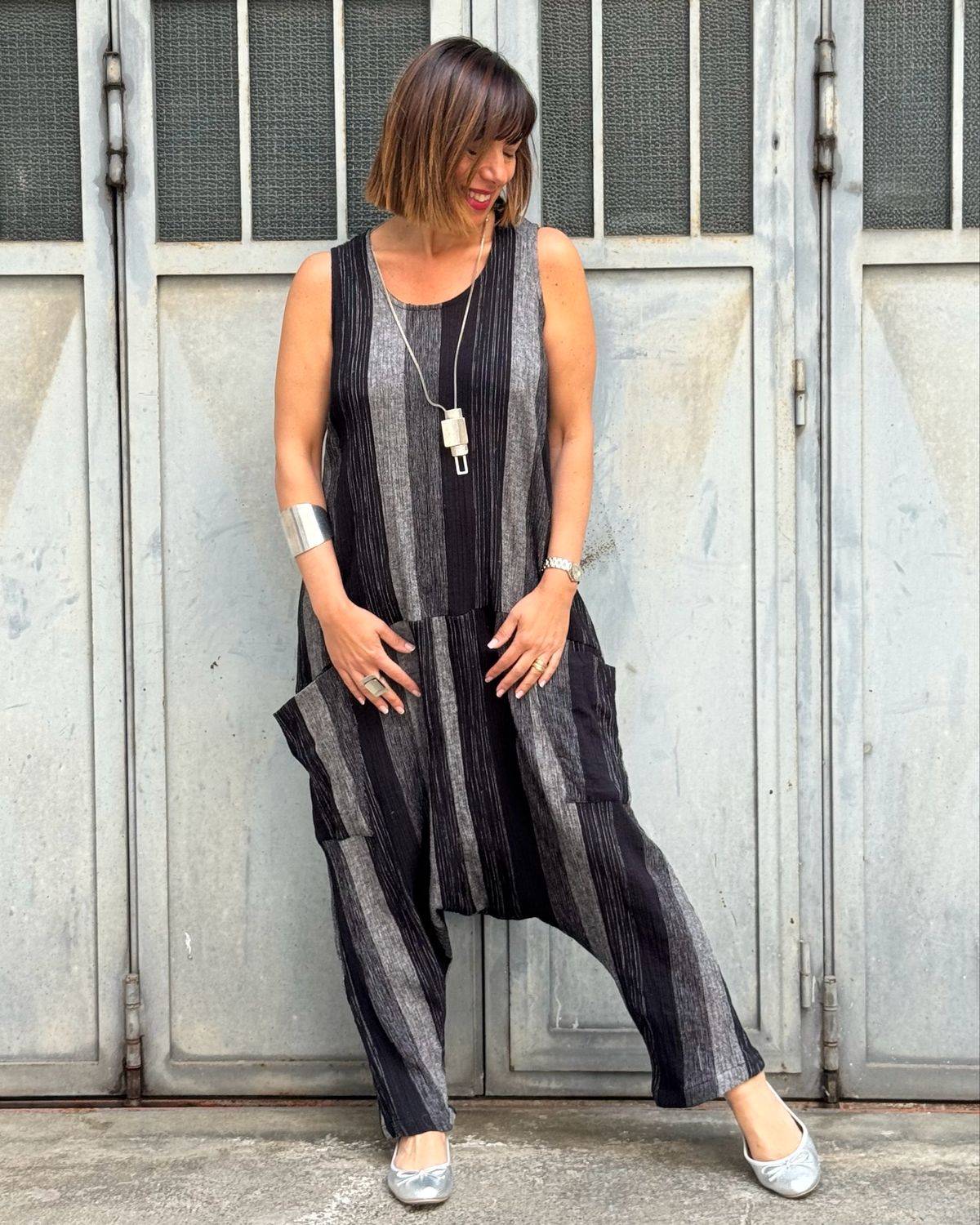 Tuta Linen Stripes