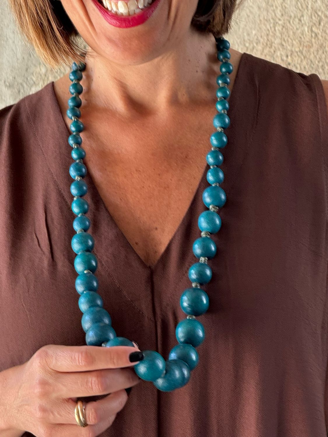 Collana legno Ottanio