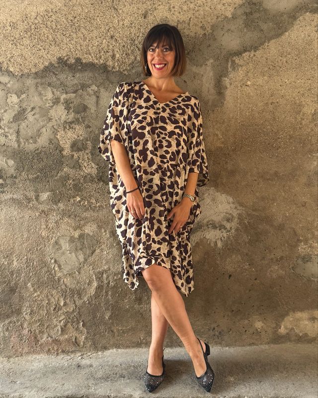 Abitino/caftano/blusa/copri costume Animalier