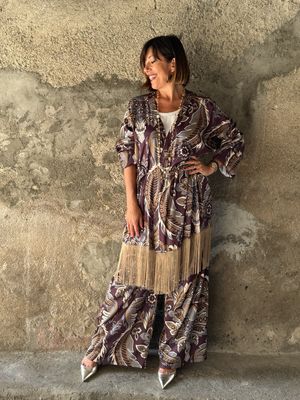 Pant set kimono