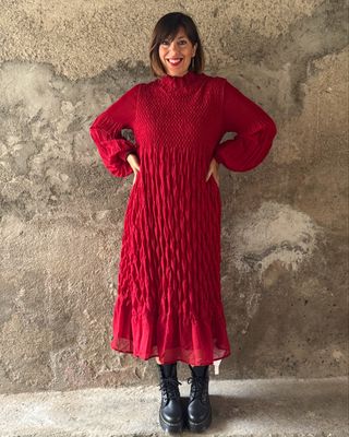 Abito Red Plissè Lovers