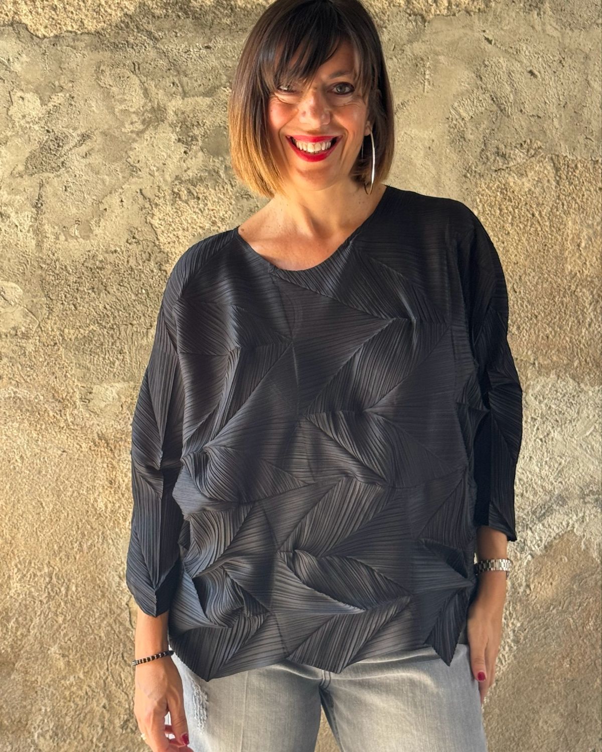Blusa Plissè