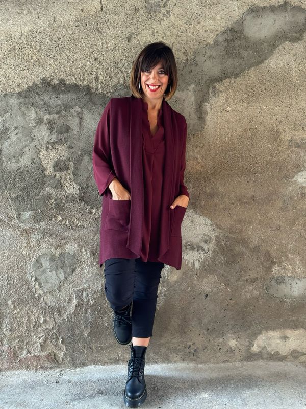 Gilet Bordeaux