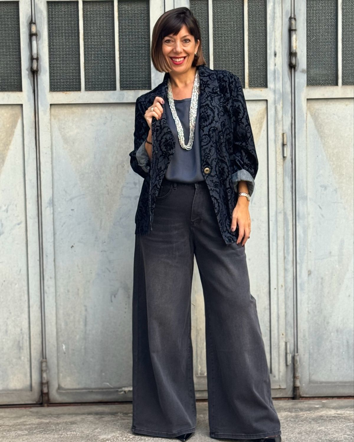 Blazer stampa Flock