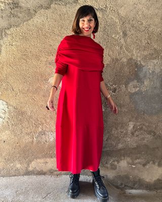 Abito Congrats Red