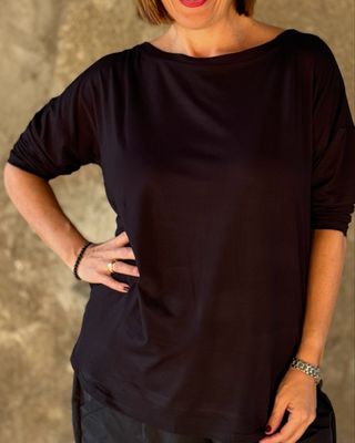 Blusa scollo a barca