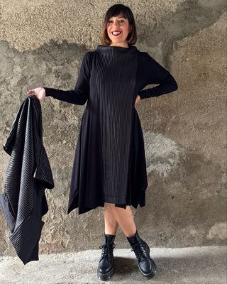 Black Texture Dress