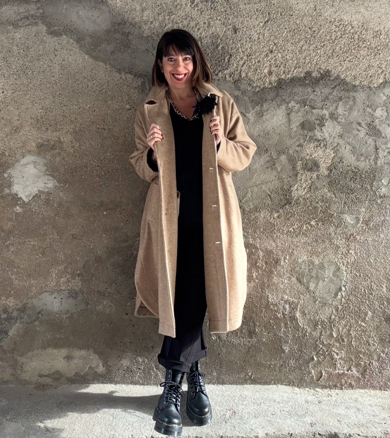 Cappotto cammello