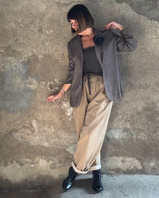 Blusa scollo quadro moro