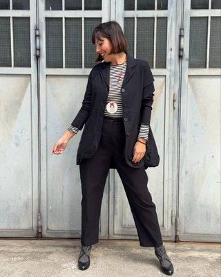 Blazer Monet nero