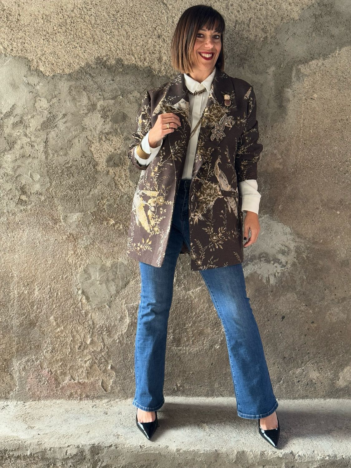 Blazer Broccato