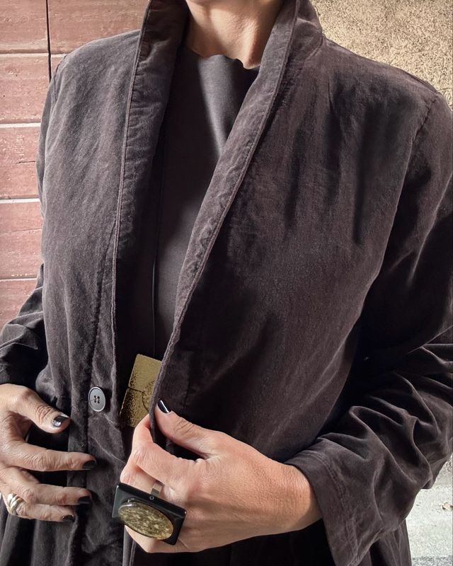 Cappottino velluto Moka