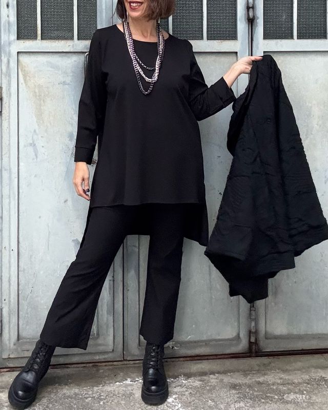 Maxi maglia taffettà