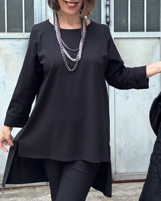 Maxi maglia taffettà