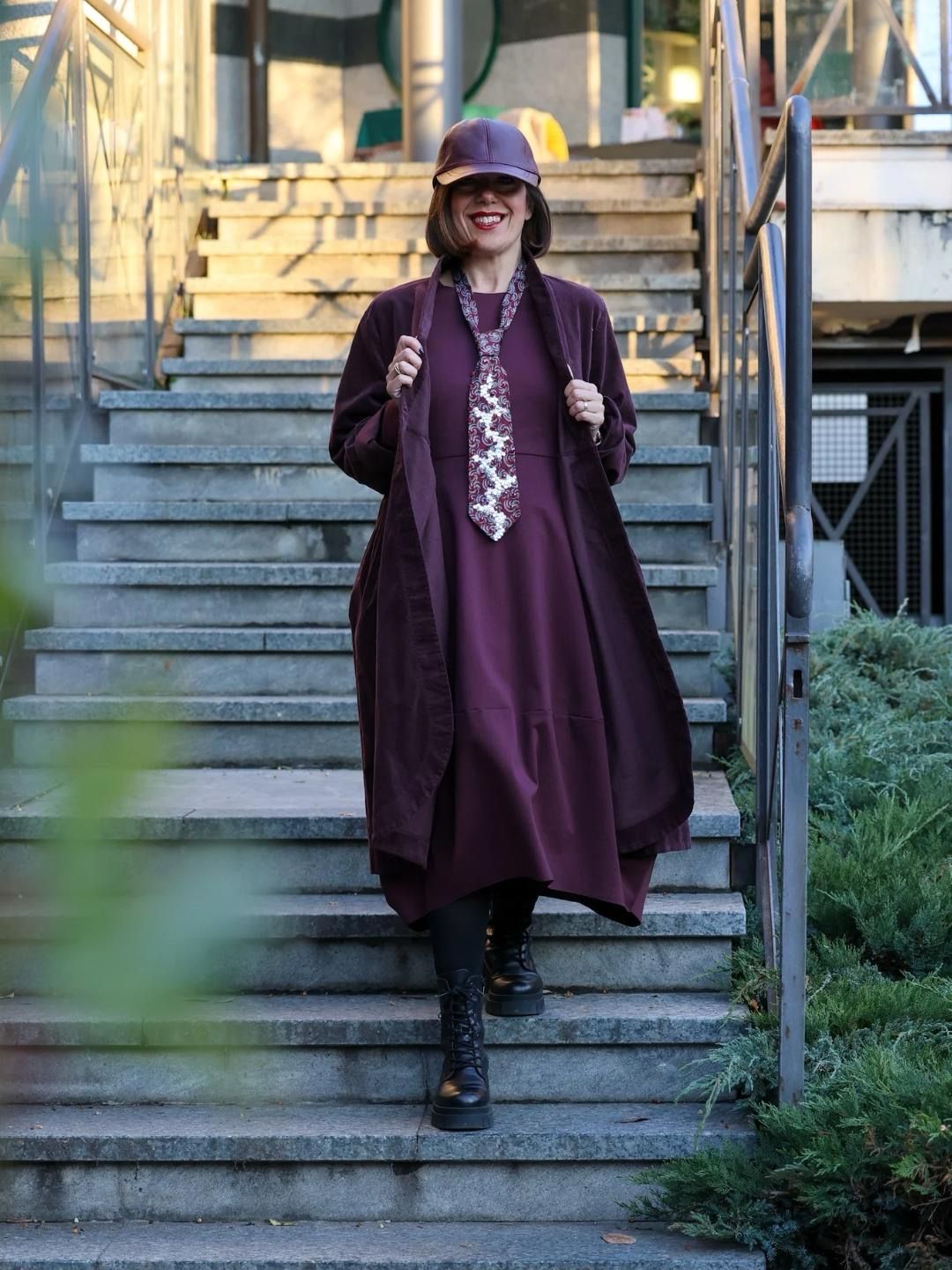 Cappottino velluto Wine